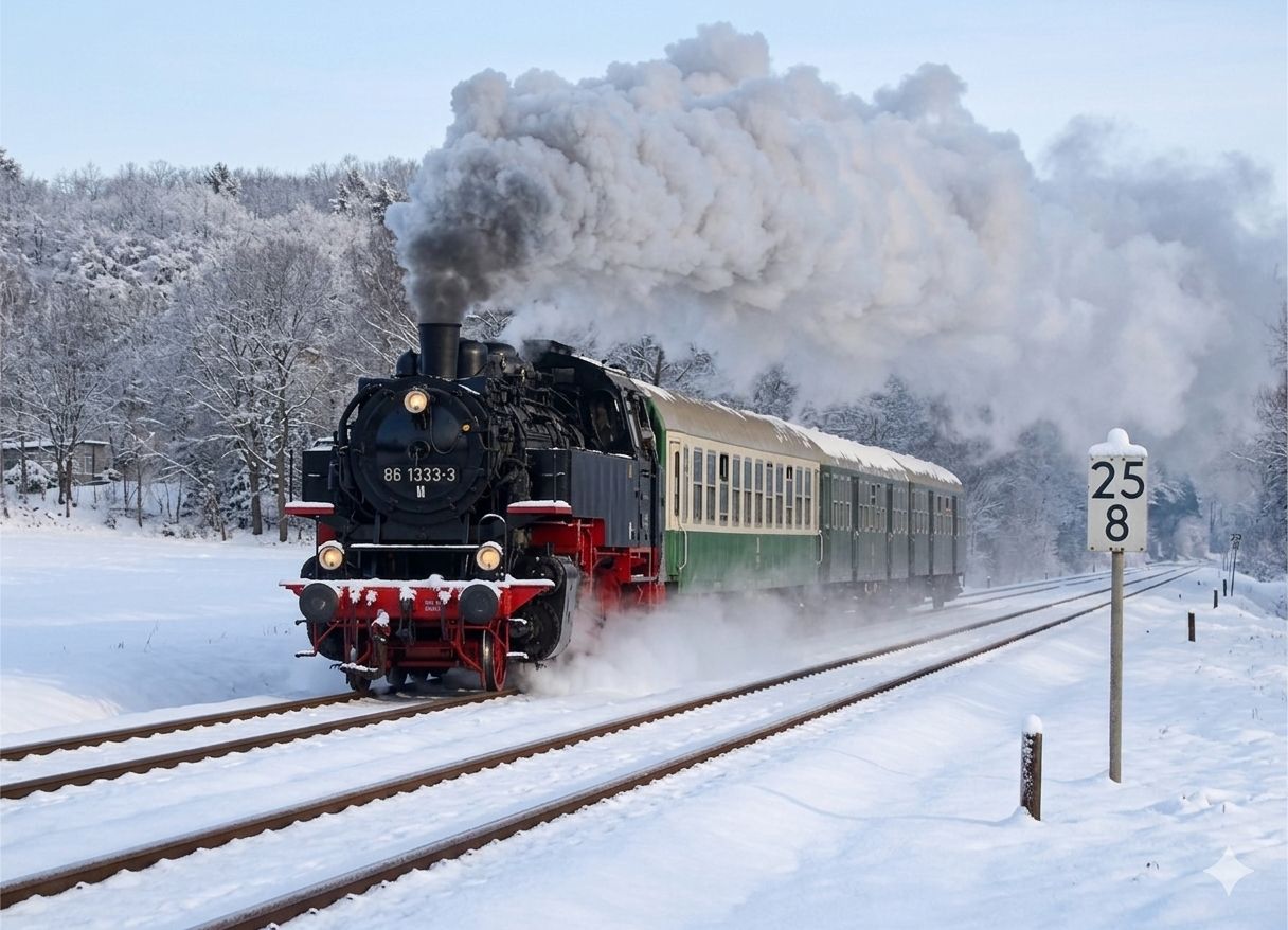 Mit Volldampf zur Berparade nach Marienberg/Erzg.